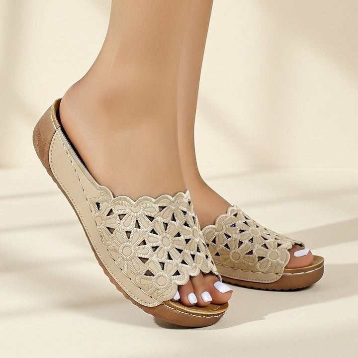 SANDALIAS DE CUERO FLOWERS™ | EDICION LIMITADA