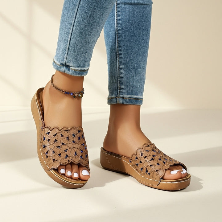 SANDALIAS DE CUERO FLOWERS™ | EDICION LIMITADA